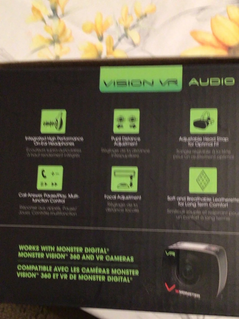 Vision VR Audio Smartphone Headset - Black